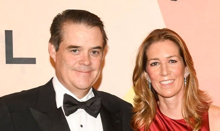 Juan Domingo Beckmann junto a su esposa